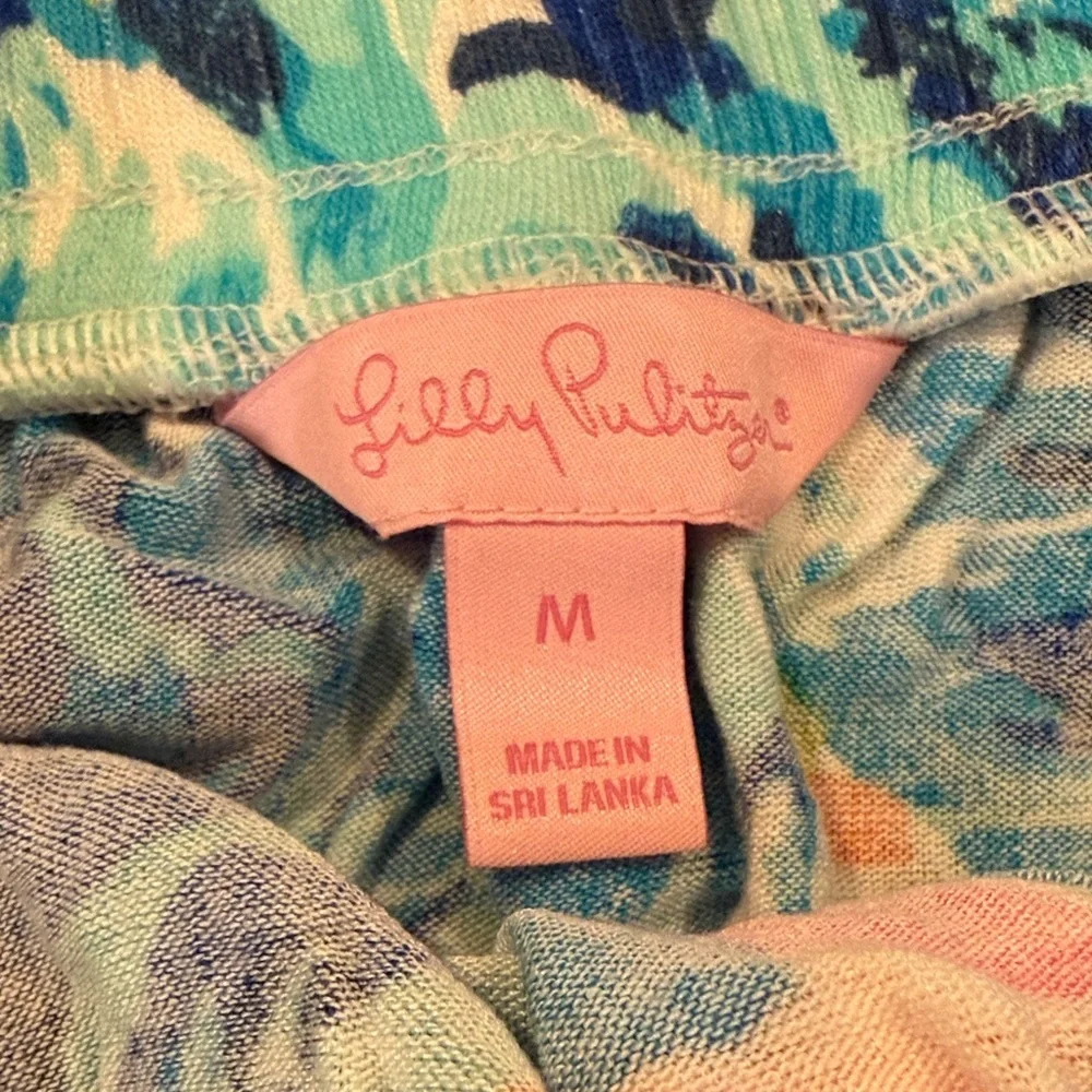 Lilly Pulitzer Swim Cover Up in Blue & Pink sailboat Pattern - size medium - Picture 2 of 4